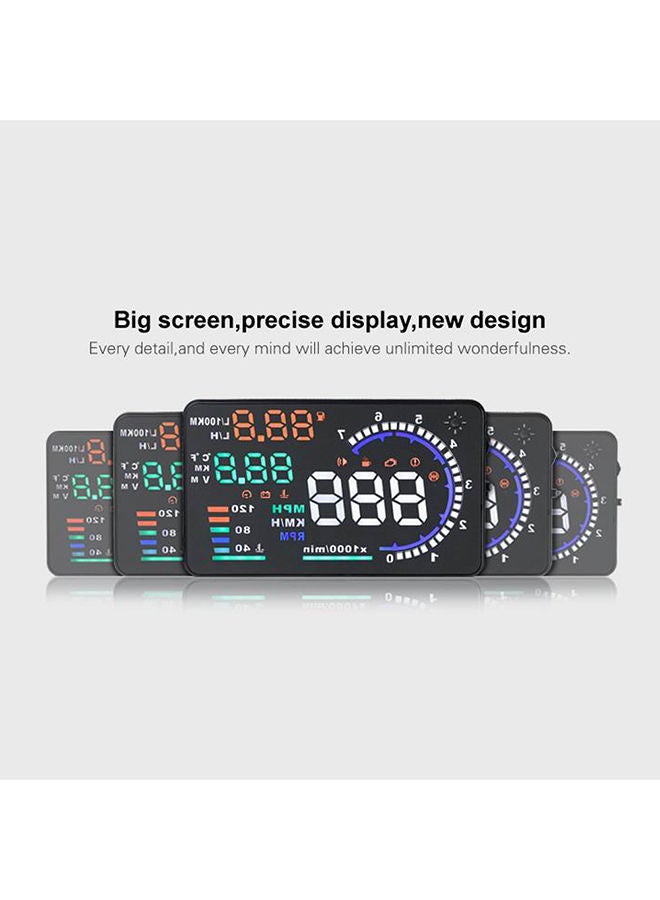 Generic - HUD Head Up Display With OBD2 Interface Plug - Image 1