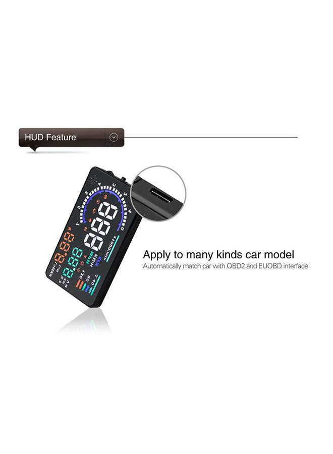 Generic - HUD Head Up Display With OBD2 Interface Plug - Image 1