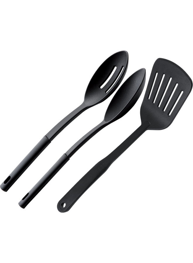 تيفال TEFAL طقم أواني طهي مكون من 9 قطع | سوبر كوك | مقلاة 24 سم/ مقلاة ووك 28 سم/ قدور 22/24 سم/ ملعقة/ ملعقة مشقوقة/ ملعقة مسطحة مشقوقة | ألومنيوم غير لاصق مع مؤشر حرارة Thermo Signal | أسود | ضمان لمدة سنتين | B459S984 أسود 24,28,22,24سم  - Image 2