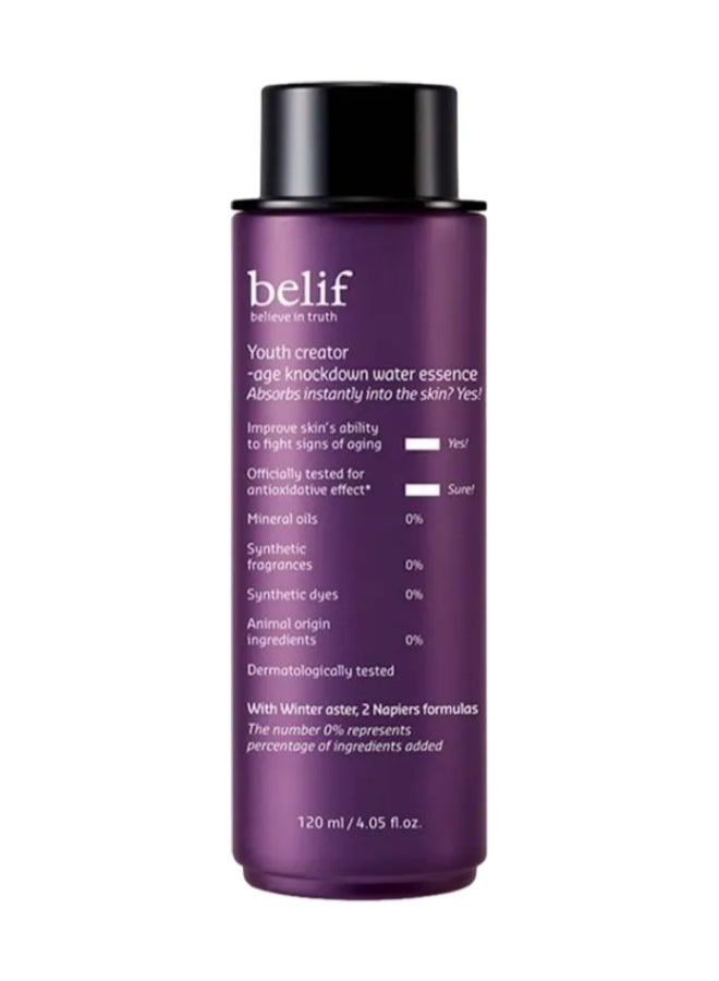 belif Youth Creator Age Knockdown Water Essence 120ml 