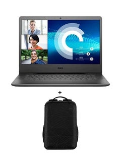 Vostro 3400 (Upgraded Version) Laptop 14-Inch Full HD Display Intel Core i3-1115G4 Processor/8GB RAM/500GB HDD + 256GB SSD/Intel Iris Xe Graphics/Windows 11 With (Upgraded Version) Laptop Bag English/Arabic Black