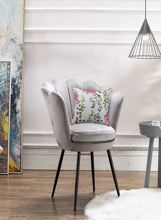 هوم تاون غطاء وسادة ديكور بحشوة وطبعة ومصنوع من البوليستر بنسبة 100% من هوم تاون أبيض/ وردي/ أخضر 40x40سم - Image 4