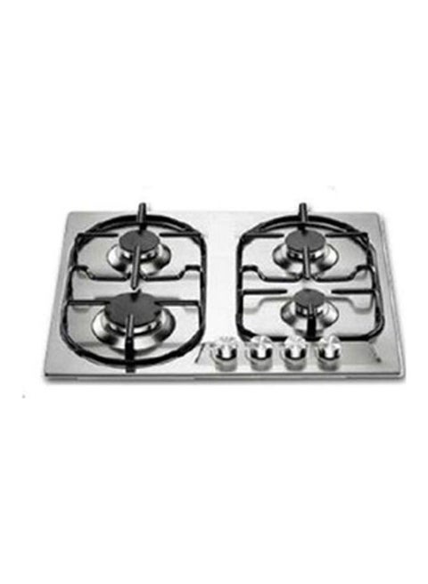 Built In Gas Hob 3 Burners + 1 Double Burner 60 Cm P6801B8X Silver