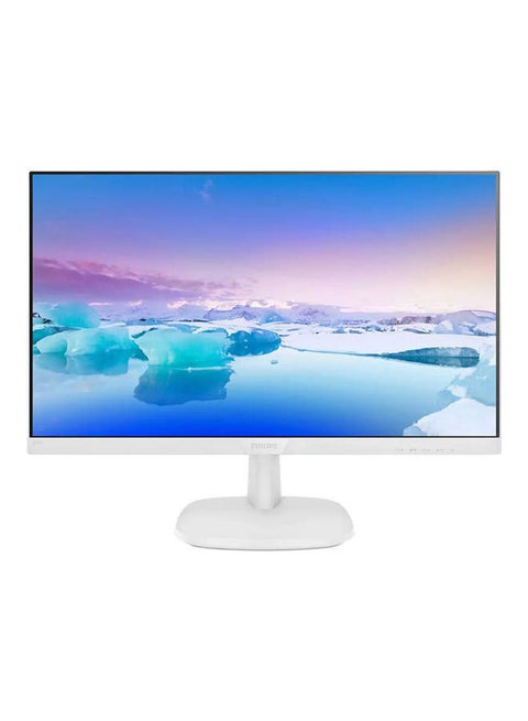 23.8-inch Monitor, 243V7QDAW, FHD with IPS technology, with VGA/ DVI-D/HDMI connectivity, 2W built in speaker White