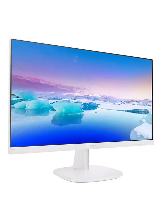 Philips - 23.8-inch Monitor, 243V7QDAW, FHD with IPS technology, with VGA/ DVI-D/HDMI connectivity, 2W built in speaker White - Image 1