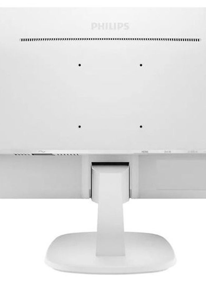 Philips - 23.8-inch Monitor, 243V7QDAW, FHD with IPS technology, with VGA/ DVI-D/HDMI connectivity, 2W built in speaker White - Image 1