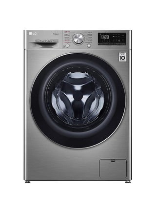 غسالة ومجفف تحميل أمامي 1400 دورة في الدقيقة، سعة 10/7 كجم، فضي - v1662729631/N51375222A_1