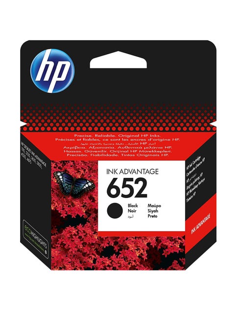 652 Replacement Ink Advantage Cartridge, Works with HP DeskJet 1100, 2100, 2200, 3600, 3700, 3800, 4500, 4600, 5000, 5200 series Black