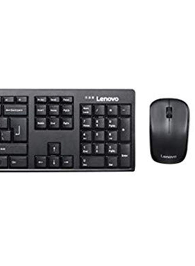 Lenovo - Wireless Keyboard Mouse Combo Black - Image 1