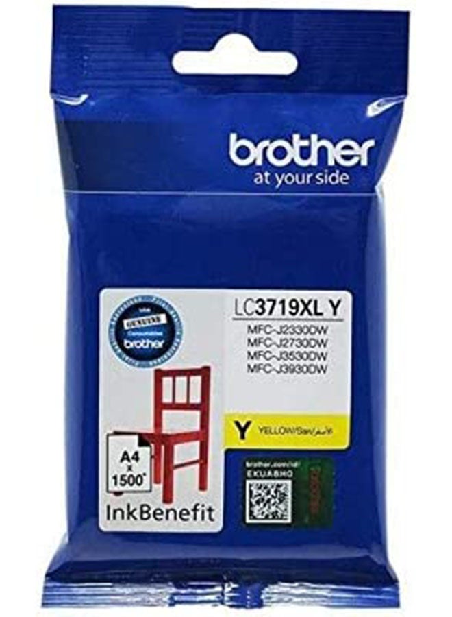 بروذر - طقم أحبار ذات كثافة عالية LC3719XL مناسبة لطابعات MFC-J2730DW وJ3530DW وJ3930DW متعدد الألوان - Image 1