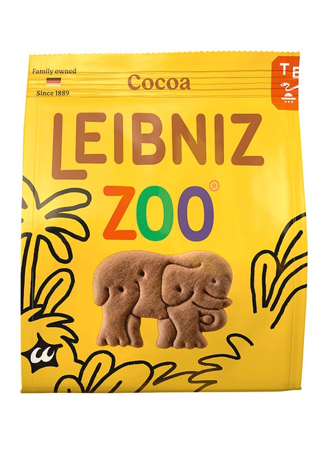 Leibniz Zoo Cocoa Biscuits 100grams