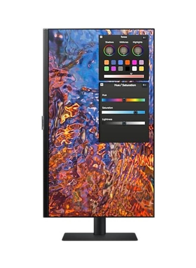 Samsung - 27 inch ViewFinity S8 4K UHD Monitor with DCI-P3 98%, HDR & USB Type-C, 5ms Response Time, DCI-P3 98%, 1.07B Color Support, VESA DisplayHDR 400, IPS Panel | LS27B800PXMXUE Black - Image 1