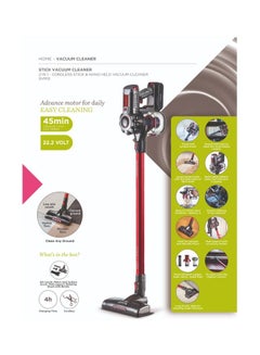 KENWOOD 2 In 1 Cordless Stick & Handheld Vacuum Cleaner SVM12.000RD Red  - Image 2