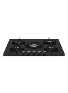 Beko Built-in Gas Hob 75cm - Crystal 4 Burners + 1 Wok - HILW 75222 S Black  - Image 3