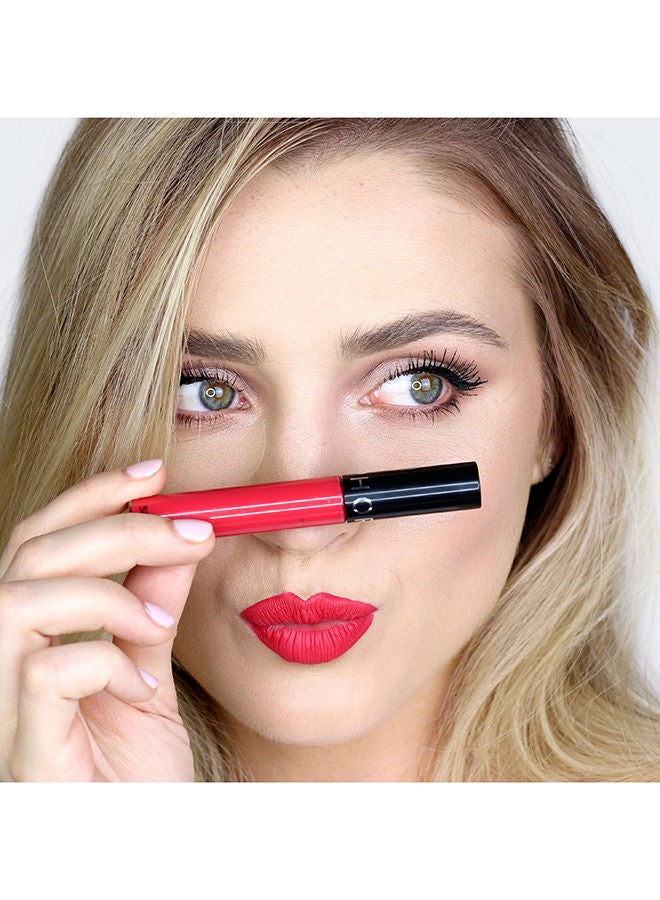 مجموعة سيفورا أحمر الشفاه السائل كريم ليب ستين أحمر أرجواني كيسد 03 - Image 2