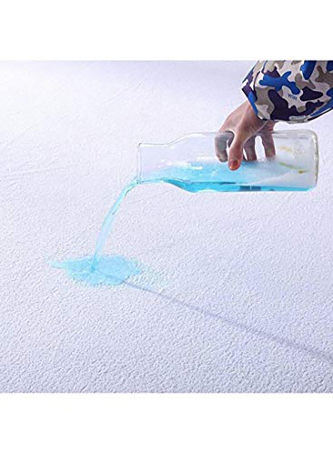 بنهيليغنز - Mattress Protector With An Outer Face Of Towel Cotton Blend White 200x160cm - Image 1