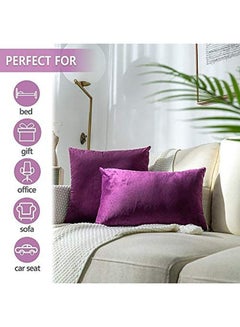 PENHALIGON'S Decorative Cushion Purple 30x30cm  - Image 3