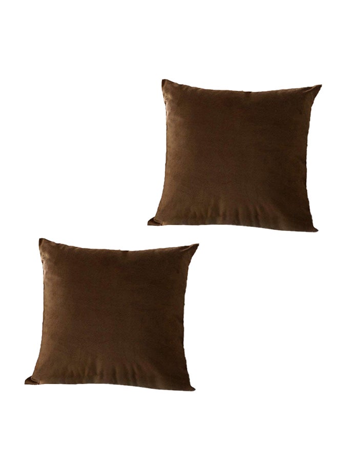 بنهيليغنز طقم وسائد للزينة مكون من قطعتين بني 30x30سم  - Image 1