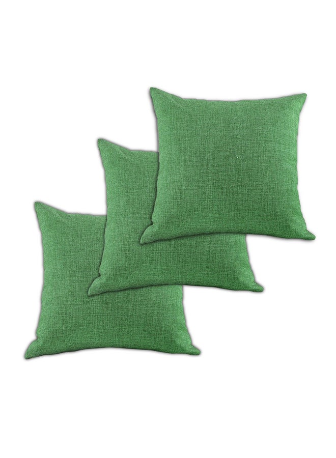 PENHALIGON'S 3-Piece Decorative Cushion Green 25x25cm  - Image 1