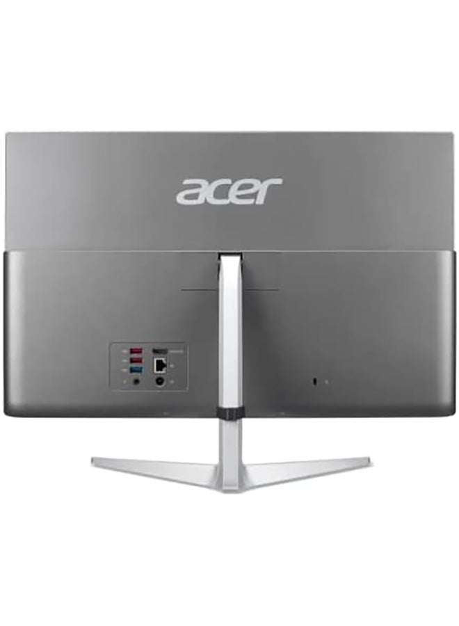Acer - Aspire C22-1650All In One Desktop With 21.5-Inch Display, Core i5 1135G7 Processer/8GB RAM/1TB HDD +256GB SSD/Intel UHD Graphics/Windows 10 Home English/Arabic Silver - Image 1