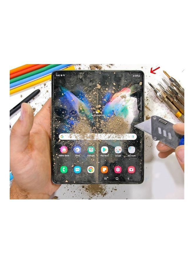 MARGOUN - Samsung Galaxy Z Fold 4 Screen Protector Full Coverage Front and Back Protector Film HD Anti-Scratch Flexible Hydrogel Clear TPU Film Clear - Image 1
