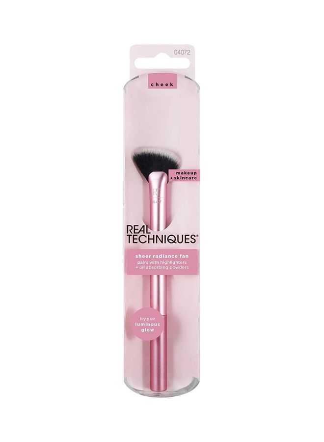 REAL TECHNIQUES Sheer Radiance Fan Pink - Image 1