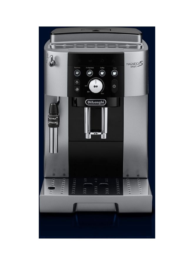 De'Longhi - Magnifica S Smart Bean To Cup Fully Automatic Coffee Machine With Milk Frother, Built In Grinder, Americano, Cappuccino, Latte, Macchiato & Espresso Maker 1.8 L 1450 W ECAM250.23.SB Black/Silver - Image 1
