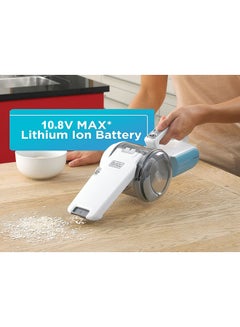 بلاك اند ديكر مكنسة كهربائية يدوية لاسلكيه محموله للمنزل و السيارة من بلاك اند ديكر , 440 ml 800 W PV1020L-B5 أزرق  - Image 4