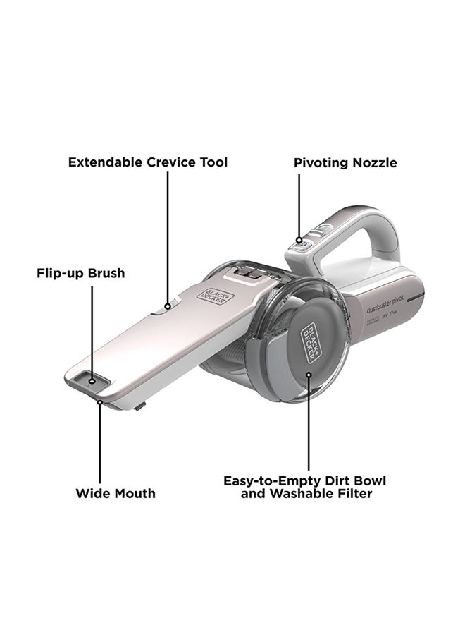 Cordless Dustbuster Pivot Hand Vacuum 18V 2 Years Warranty 35 W PV1820LRGP-GB Rose Gold/Silver Grey - v1662976137/N49538839A_2