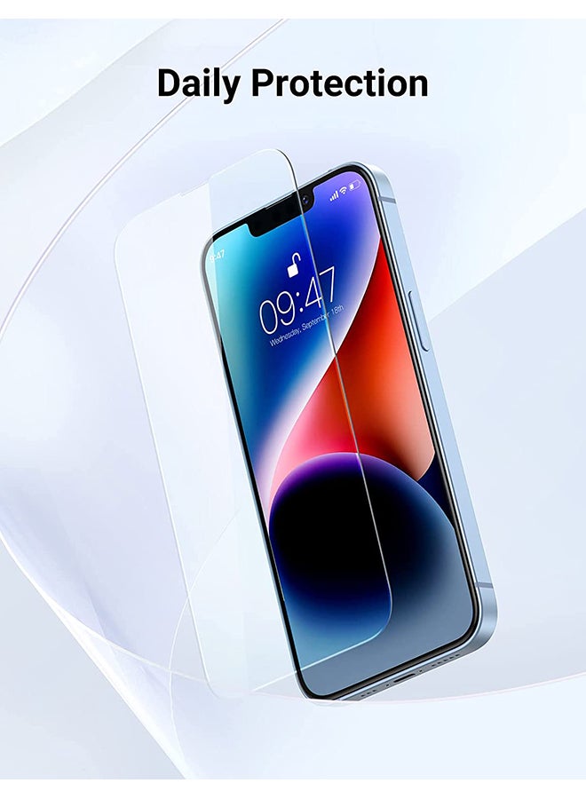 Ugreen - iPhone 14 Plus/iPhone 13 Pro Max Screen Protector 2 Pack 6.7 Inch with Alignment Frame Easy Installation, Bubble Free, HD Clear, Scratch Resistant, Anti-Fingerprint, Full Screen Tempered Glass Filme Clear - Image 1