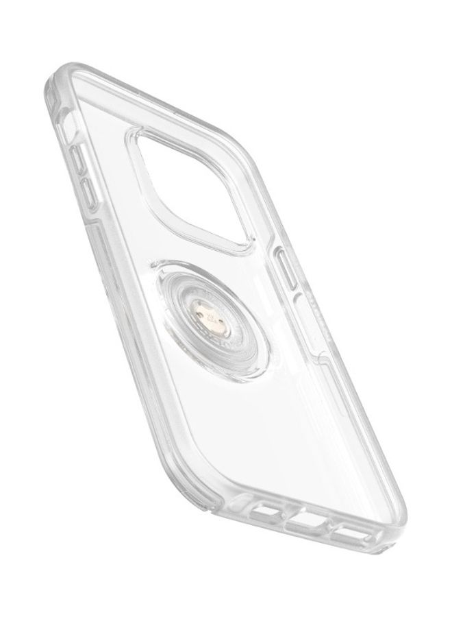 Otterbox - OTTER+POP SYMMETRY Apple iPhone 14 Pro Max 6.7" Case - Clear - Image 1