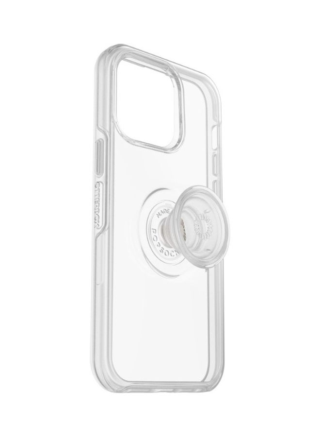 Otterbox - OTTER+POP SYMMETRY Apple iPhone 14 Pro Max 6.7" Case - Clear - Image 1