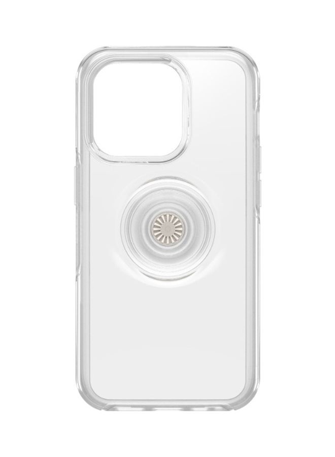 Otterbox - OTTER+POP SYMMETRY Apple iPhone 14 Pro 6.1" Case - Clear - Image 1