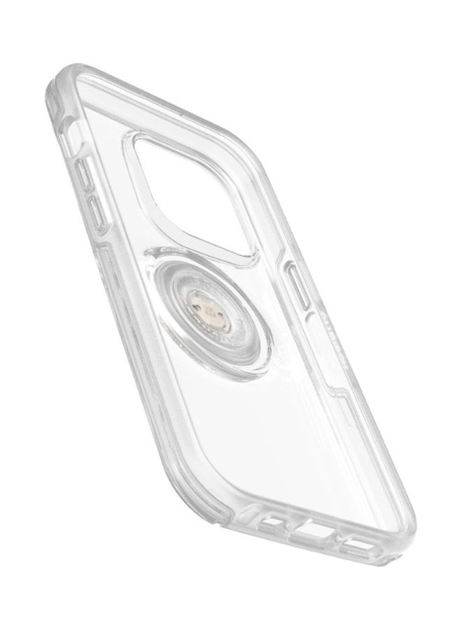 Otterbox - OTTER+POP SYMMETRY Apple iPhone 14 Pro 6.1" Case - Clear - Image 1