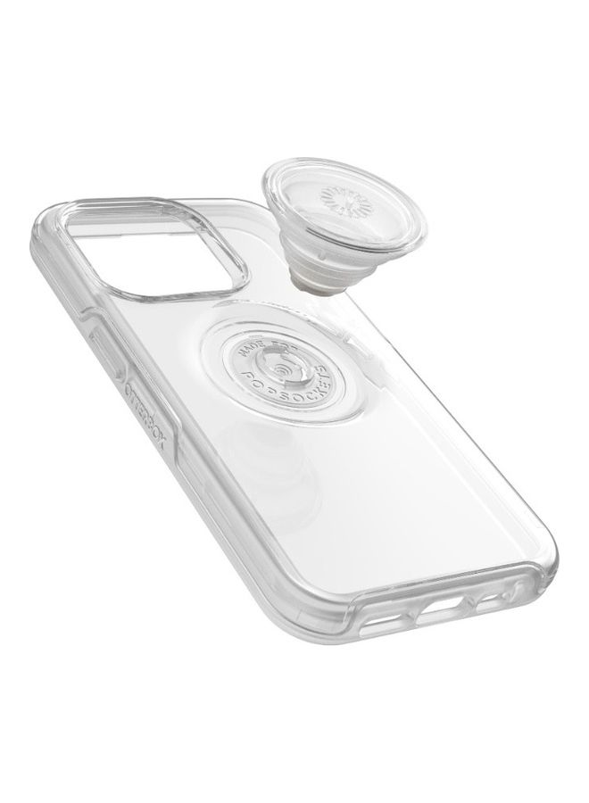 Otterbox - OTTER+POP SYMMETRY Apple iPhone 14 Pro 6.1" Case - Clear - Image 1