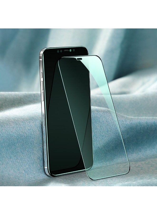 JOYROOM - JR-PF599 Knight Series Tempered Film - 2.5D Full Screen - (Eye Protection) iPhone 12 /Pro-6.1inch English version Clear - Image 1