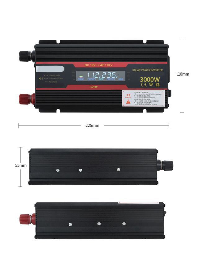 Generic - Intelligent Solar Power Car Inverter With LCD Display - Image 1