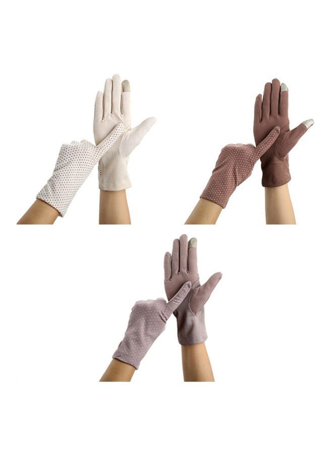 SFMW Pair Of 3 Sun And UV Protection Gloves  - Image 1