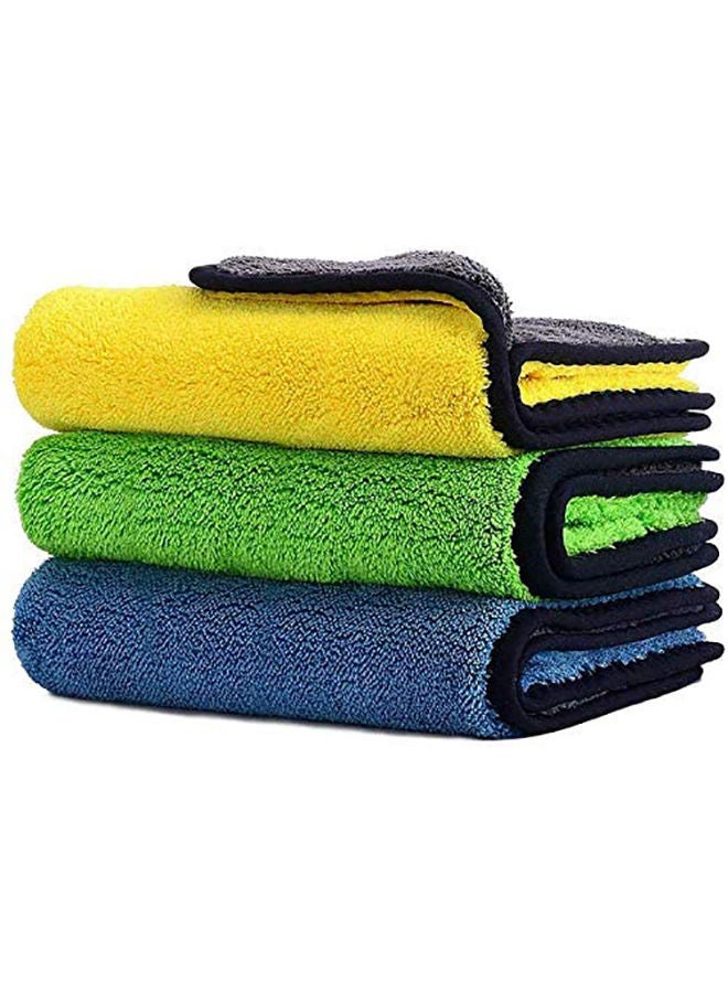 Pack Of 3 Car Drying Microfiber Towel - v1662991469/N40698865A_1