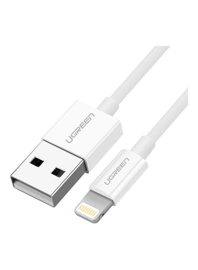 Ugreen MFi Certified Lightning Cable White  - Image 1