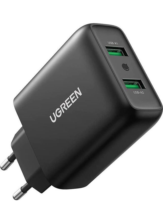 Ugreen Usb Fast Charger Eu Black  - Image 1