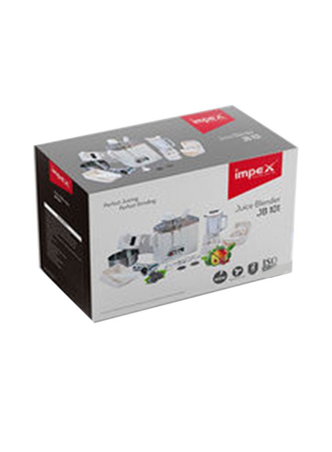 Impex - 10 in 1 Food Processor For Kitchen With Mixer Grinder, Juicer & Chopper,600W Motor,2 Speed Setting with Pulse Function 1.5 L 600 W JB 101 White - Image 1