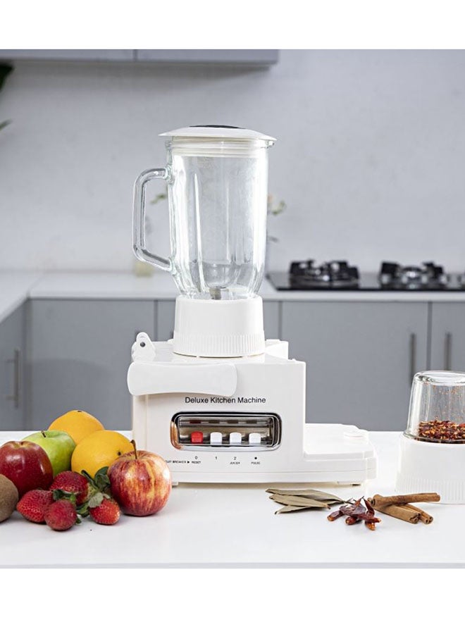 Impex - 10 in 1 Food Processor For Kitchen With Mixer Grinder, Juicer & Chopper,600W Motor,2 Speed Setting with Pulse Function 1.5 L 600 W JB 101 White - Image 1