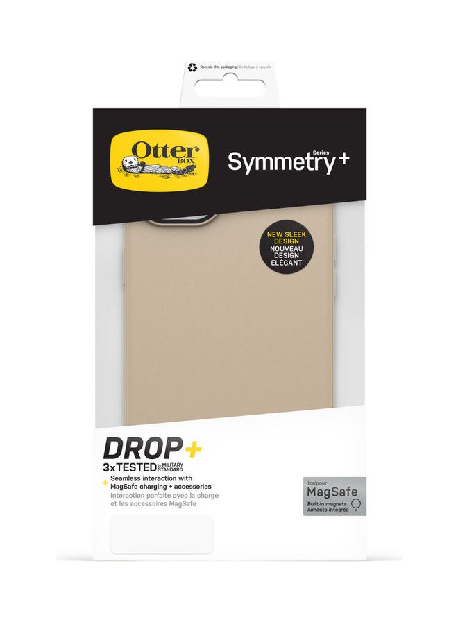 Otterbox Protective Case And Cover Symmetry Plus For iPhone 14 Max Dont Even Chai Beige - Image 2