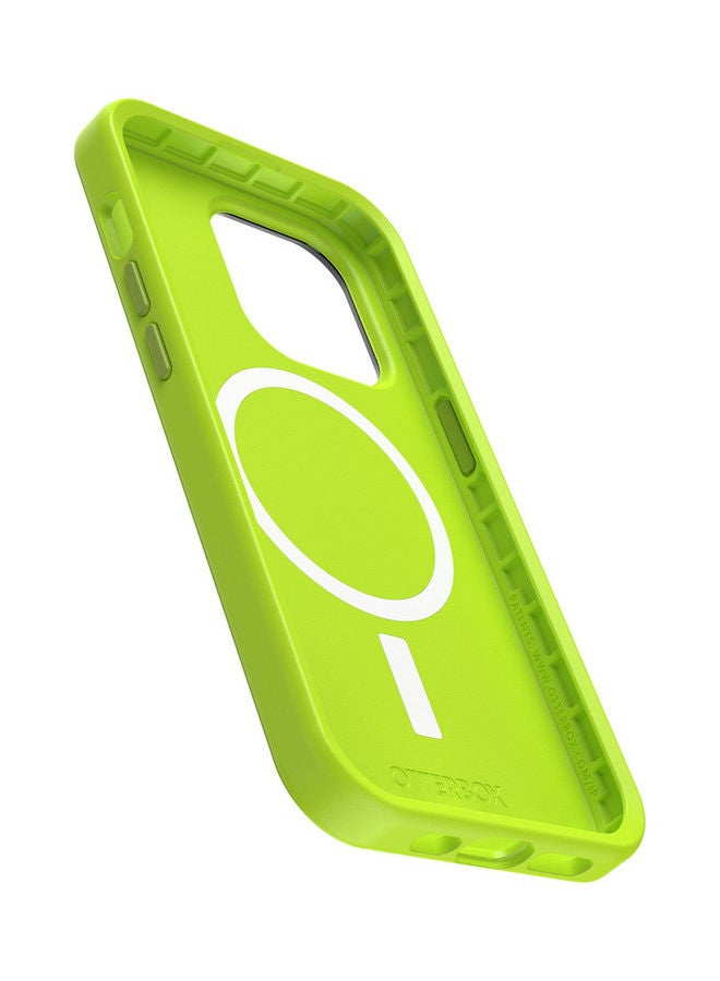 Otterbox Protective Case And Cover Symmetry Plus For iPhone 14 Pro Lime All Yours Yellow - Image 1