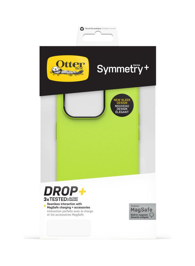 Otterbox Protective Case And Cover Symmetry Plus For iPhone 14 Pro Lime All Yours Yellow - Image 2