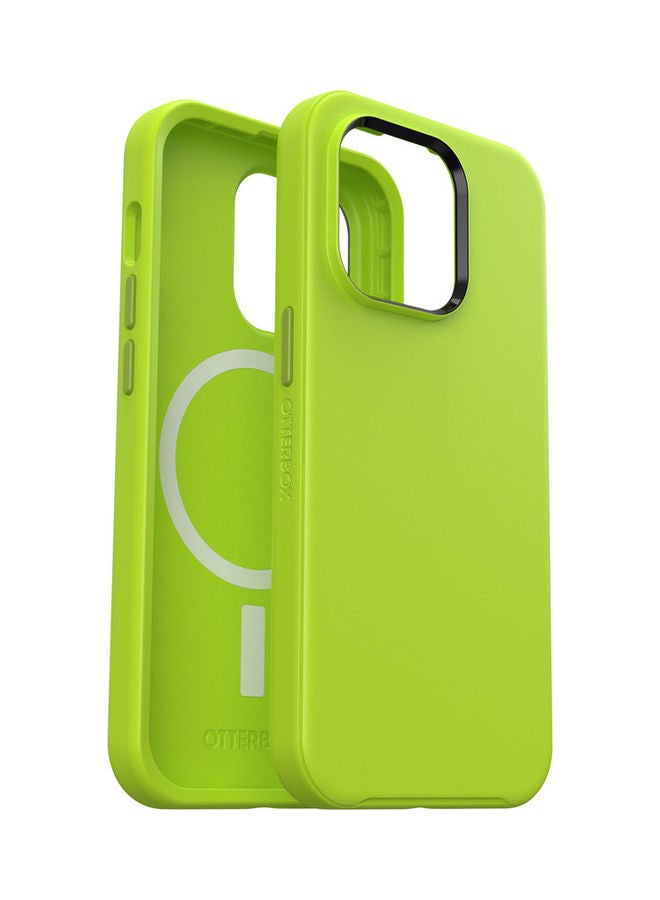 Otterbox Protective Case And Cover Symmetry Plus For iPhone 14 Pro Lime All Yours Yellow - Image 3