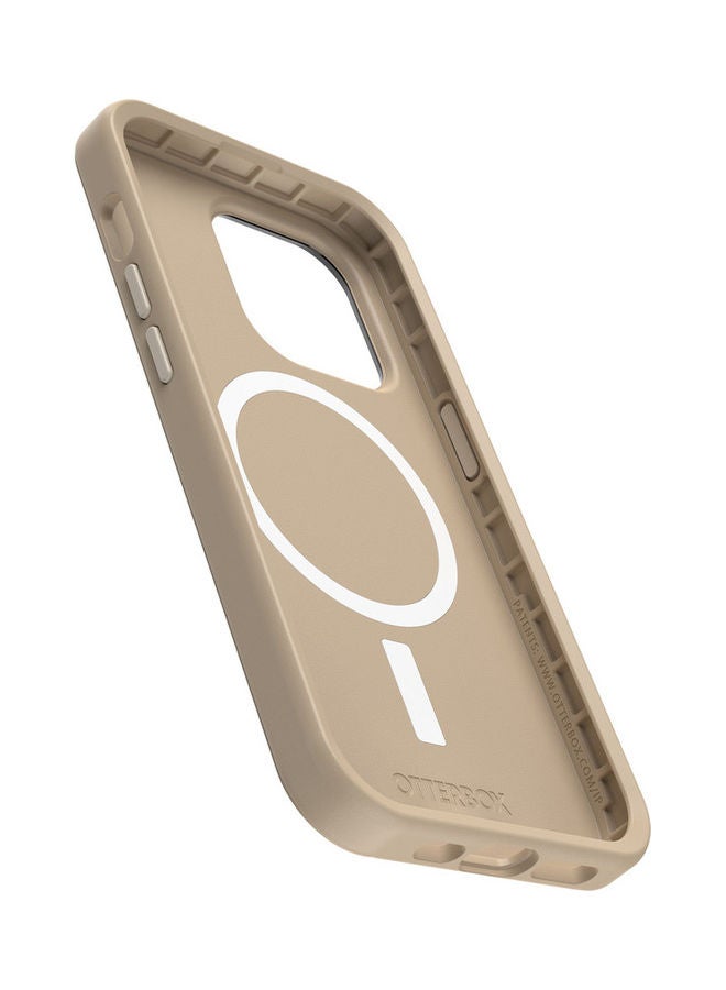 Otterbox Protective Case And Cover Symmetry Plus For iPhone 14 Pro Dont Even Chai Beige - Image 1
