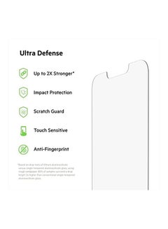 Ultraglass Iphone 14 Pro Screen Protector, Antimicrobial-Treated, Easy Bubble Free Application With Included Installation Guide Tray, 9H Hardness Tested Clear - v1663052586/N53350008A_2