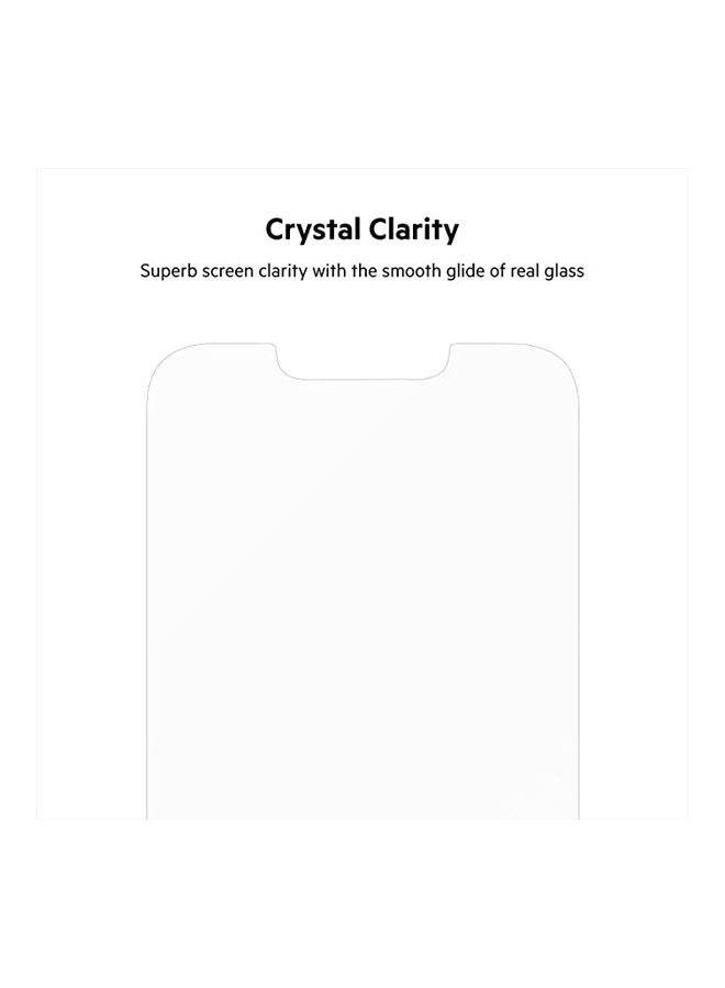 belkin Ultraglass Iphone 14 Pro Screen Protector, Antimicrobial-Treated, Easy Bubble Free Application With Included Installation Guide Tray, 9H Hardness Tested Clear  - Image 3